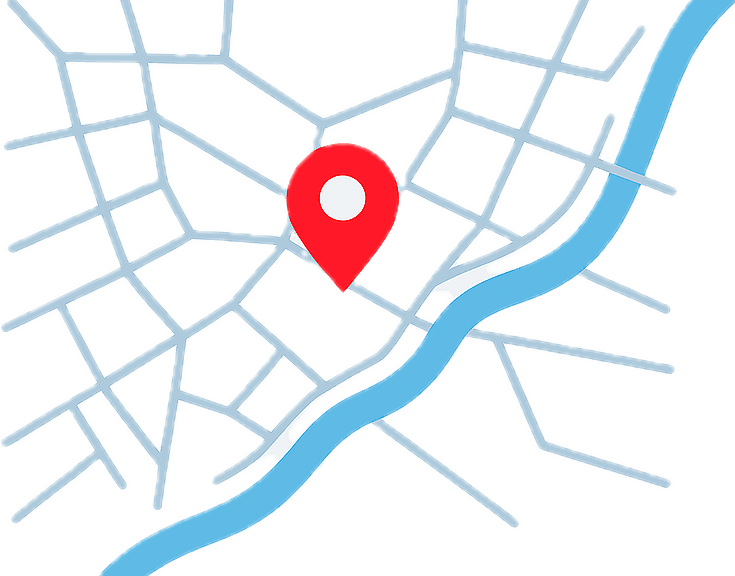 Carte de Thionville et ses alentours